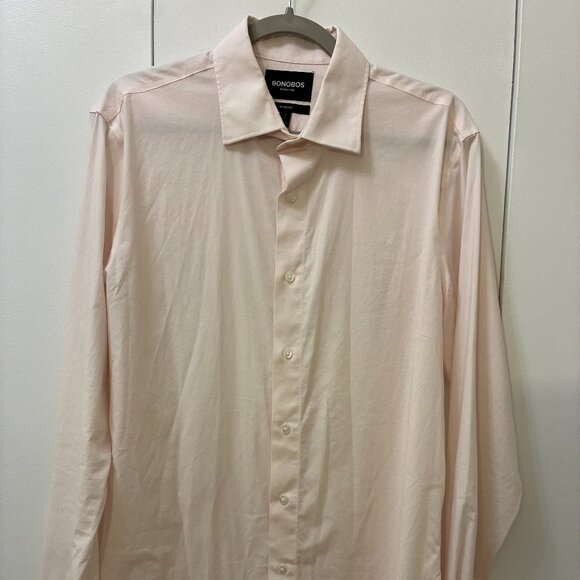 Bonobos Mens Pink Button Down Shirt (Size L) - Picture 1 of 6